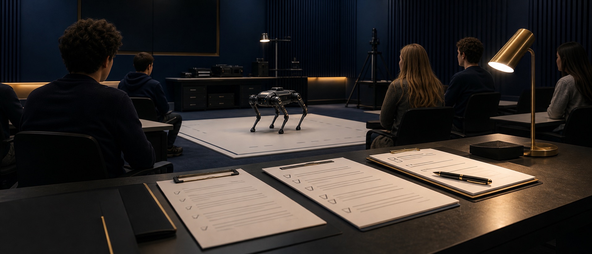Education pilot market-access path for a quadruped robot